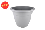 Whitefurze 30cm Round Grey Bell Planter